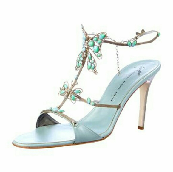 NWOT! GIUSEPPE ZANOTTI CABACHON BUTTERFLY SANDALS - Picture 2 of 5